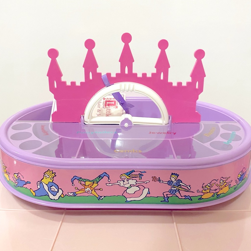 90s Little Princess Hair/Jewelry Castle Organizer
